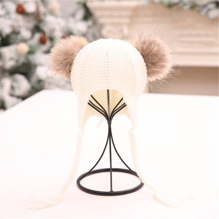 Baby Knitted Hat Keeps Warm In Autumn And Winter