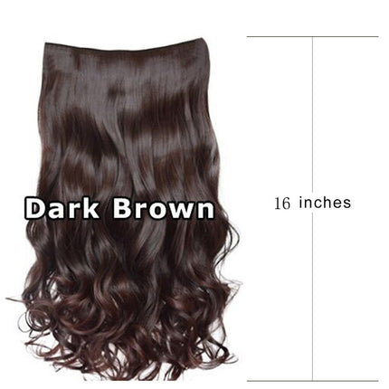 European and American wig female five card wig piece