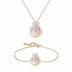 Sjampanje Goud / Halsketting + Armband