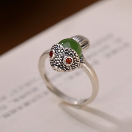 S925 Sterling Silwer Persoonlike Ring Vir Vroue