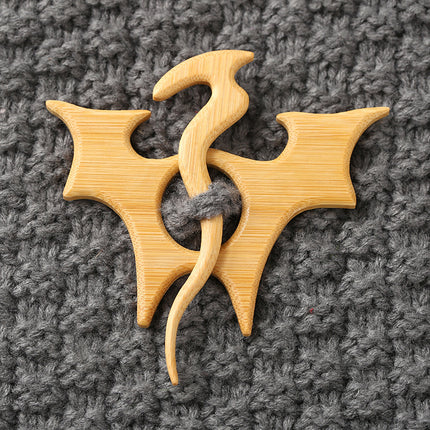 Houtdier-uitkerf-borsspeldgeskenk