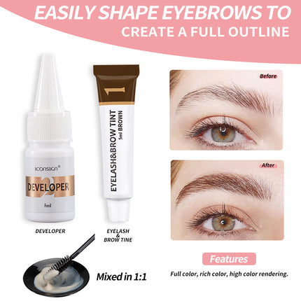 ICONSIGN Wimperm Wimper-wenkbrouverfstel Wimpers Permanentstel Wimperlamineergrimeringgereedskap