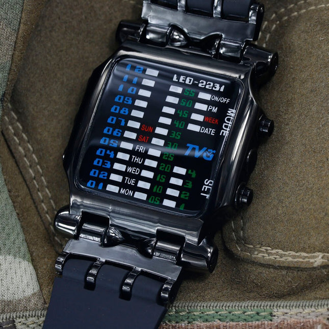 TVG Student Waterproof Watch Multi Function