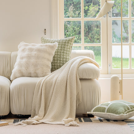Suiwer Katoen Room Styl Sofa Kussingslope Nordiese Moderne Minimalistiese Sitkamer Kussings