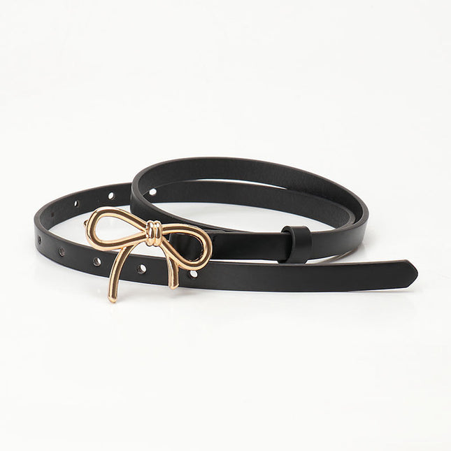 Fashion All-match Bow Decorative Band Belt
