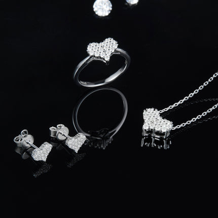 Set With Top-quality Moissanite, This Luxurious And Fashionable Light Luxury Jewelry Silver Bracelet Is Made Of S925 Silver Electroplated With Platinum