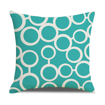 Oorgrens-kussingsloop Eenvoudige Geometrie Warmverkope Linne Kussingsloop Sofa Kussing Huishoudelike Items
