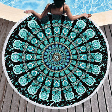 Gedrukte strandhanddoek mikrovesel