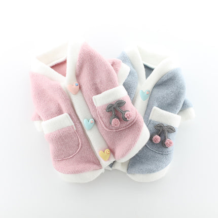 Pet Clothes Sanded Student Skirt Feet