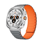 Gray orange silver head grain / Watch ultra