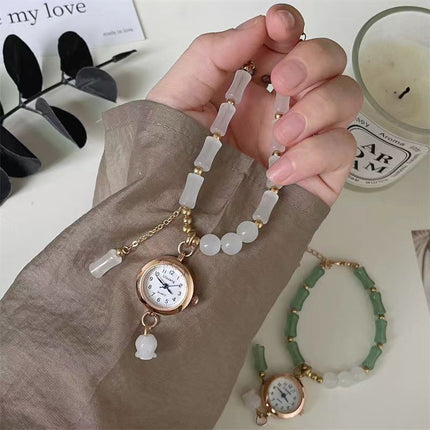 Chinese-style Bamboo Knot Bracelet Quartz Ladies Watch