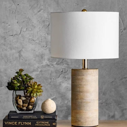 Retro Eenvoudige Dekoratiewe Massiewe Hout Kreatiewe Lampe