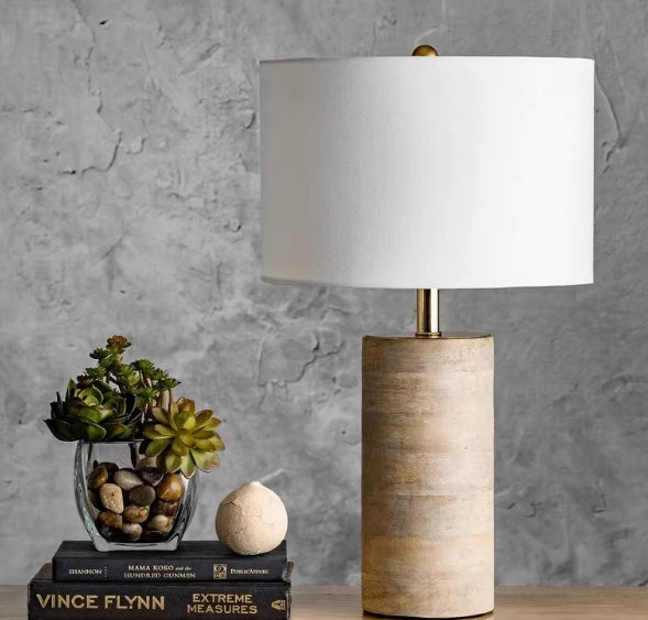 Retro Eenvoudige Dekoratiewe Massiewe Hout Kreatiewe Lampe