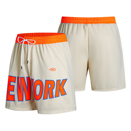 Printed Lettered Casual Men's Breathable Shorts