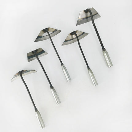 All-manganese Steel Gardening Hand-held Hoe All-steel Hardened Hollow Hoe