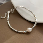 White Pearl Delicate Bracelet