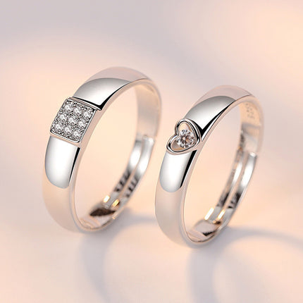 Ringe Opening Trou Simulasie Diamant Ring