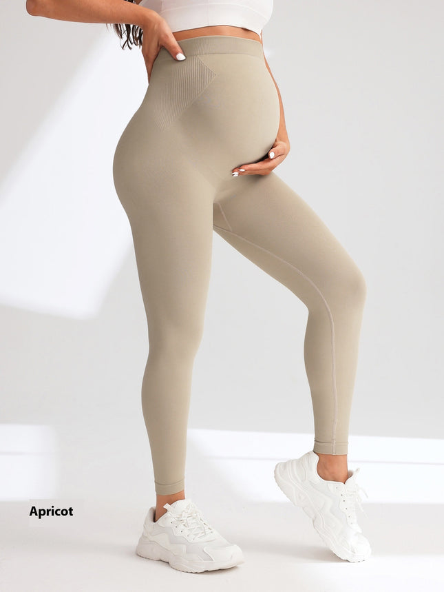 Pregnant Women Yoga Pants Slim High Waist Seamless Leggings Tight