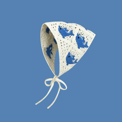 Warm Meisie Styl Nuwe Dolfyn Gebreide Driehoekige Binder Vroue