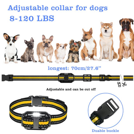El Dog Pet Training Collar Rechargeable Waterproof Electric Shock Anti Bark R800m