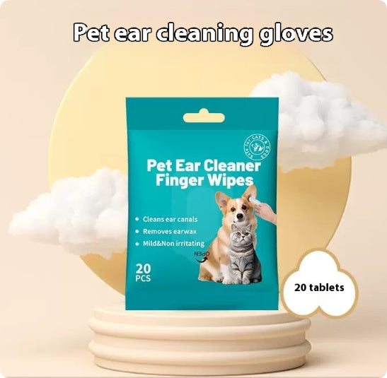 Cat Dog Ear Teeth Cleaning Finger Stall