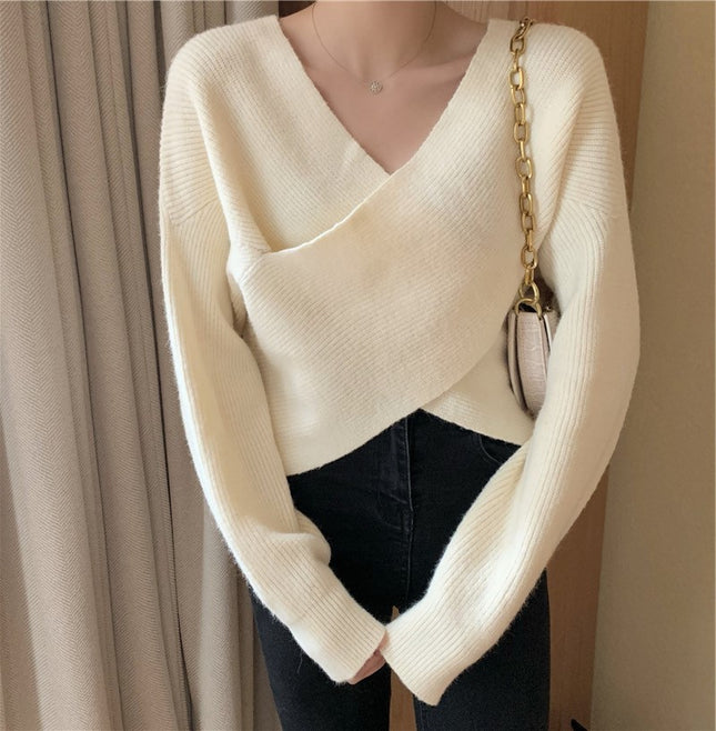 Batwing Sleeve Loose Sweater Sweater For Women