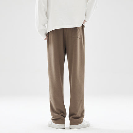 Modehandelsmerk Drapereffek Reguit Grys Sweetpakbroek Mans