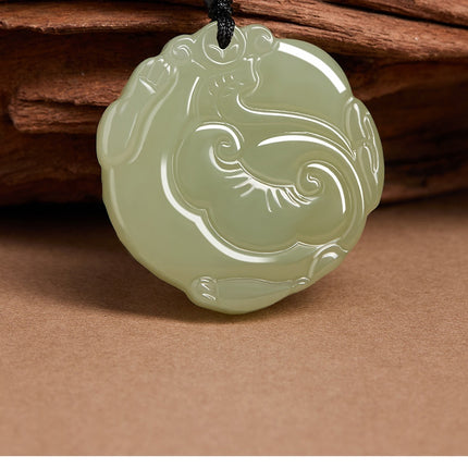 Egte Natuurlike Hetian Jade Halssnoerhangertjie Van Xinjiang