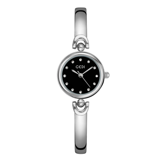 Eenvoudige Ontwerp Klein Sierlike Ronde Wyser Armband Horlosie Kwarts Horlosie