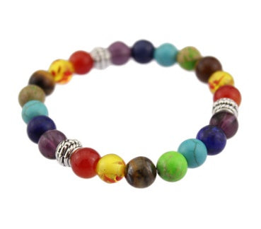 Heelal Sterrestelsel Agt Planete Sonnestelsel Voogster Natuursteen Krale Armband