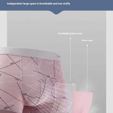 Men's Boxer Inner Antibacterial Underwear 4 Pack