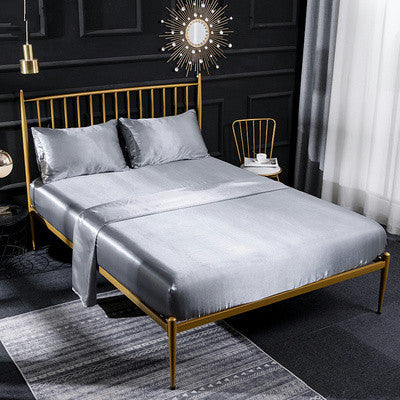 Satyn Beddegoedstel Koningin Koning Grootte Bed Toegeruste Lak 4 Stukke