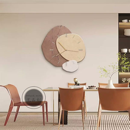 Nuwe Chinese Styl Eetkamer Eettafel Hangskildery Ponsvrye Muurhorlosie
