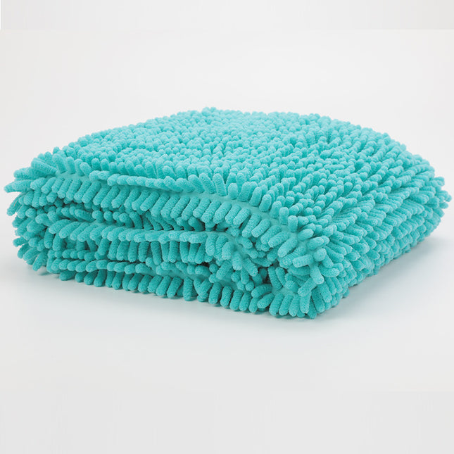 Household Simple Chenille Pet Absorbent Towel