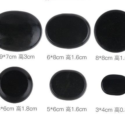 Beauty SPA Health Massage Energy Stone Natural Volcanic Hot Stone Back Essential Oil Massage Hot Stone