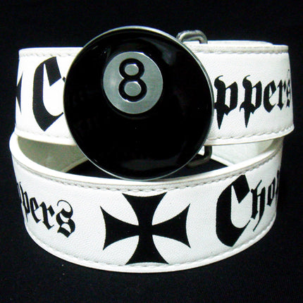 Men's Belt New Black 8 Graffiti Riveted Pant Strap