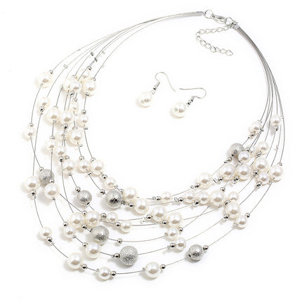 Meerlaagse pêrelketting-hangertjie