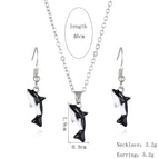 Dripping Oil Killer Whale Suit