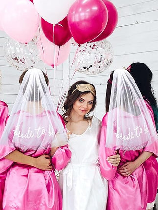 Bruid Om Te Wees Geborduurde Sluier Bachelorette Party BachParty Toebehoor Bruid Om Te Wees Hoofband Wit Bruidsluier Haarstuk Vir Bruidstort Verloofpartytjie Troue Bruidsmeisie Geskenk Opruiming
