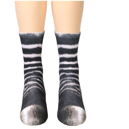 3D Animal Paw Socks Cute Cat Claws Socks Unisex Long Socks