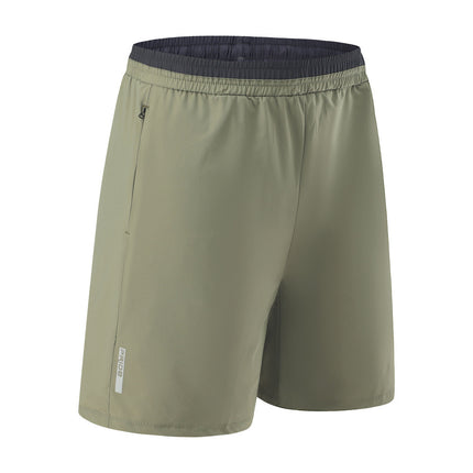 Men's Breathable Quick-drying Loose Running Workout Cropped Pants