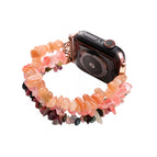 Pink and black three rows / 38to40mm