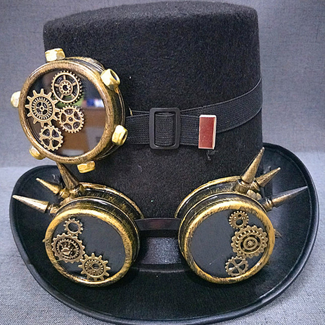 Steampunk Topper Vintage Lolita Goggles Combination Gentlemen's Hat