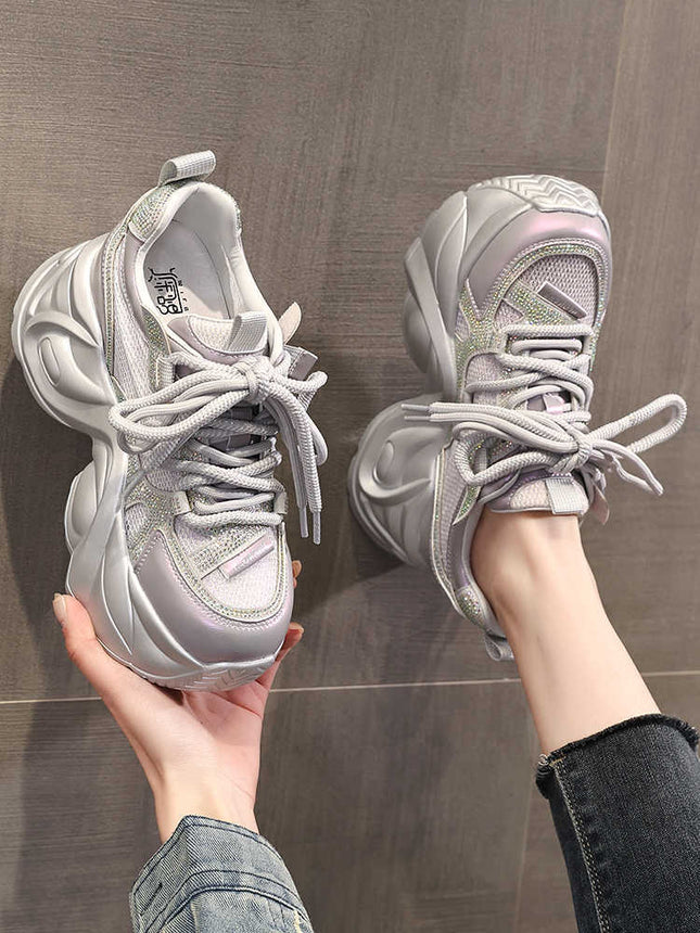 Thick Bottom Korean Casual Ins Style Dad Shoes