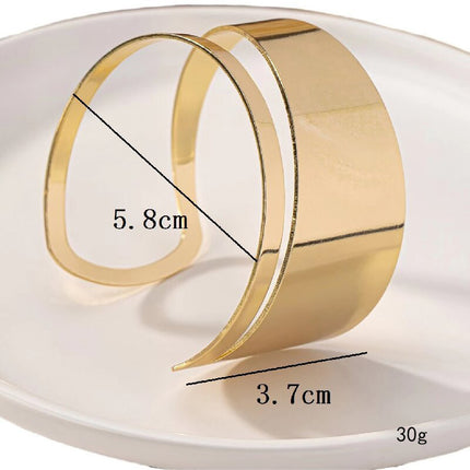 Uitgeholde Onreëlmatige Armband Vir Vroue