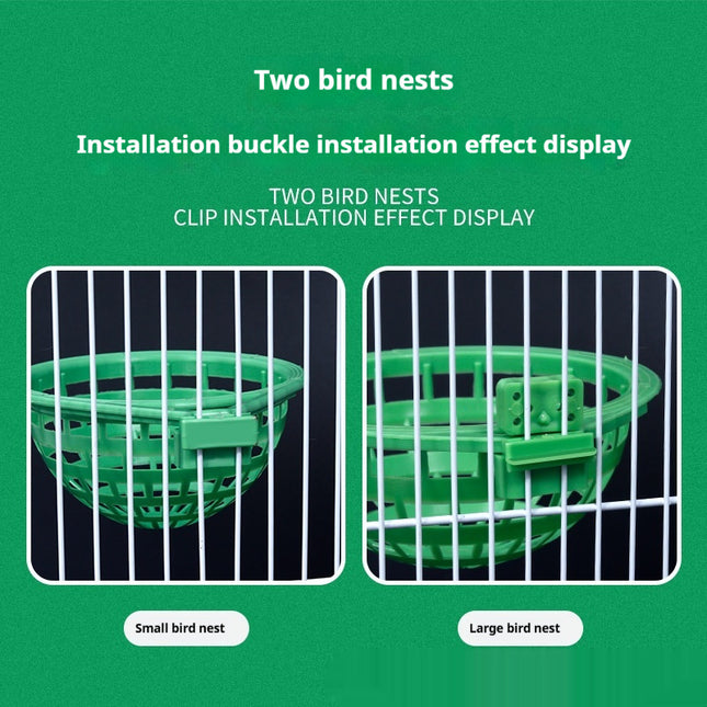 Bird Nest Plastic Material Easy To Clean And Split