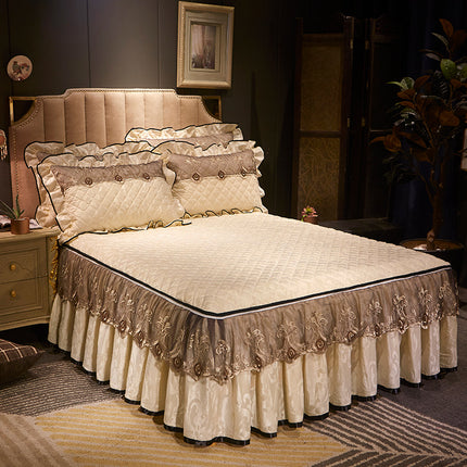 Afneembare Rompstyl-nie-gly-bed-oortrekker Stofdig