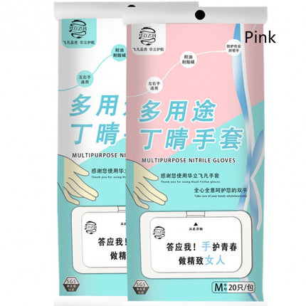 Men And Women Waterproof Durable Kitchen Dishwashing Work Latex Gloves