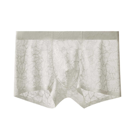 Fiberglass Antibacterial Camellia Couple Nude Feel Shorts