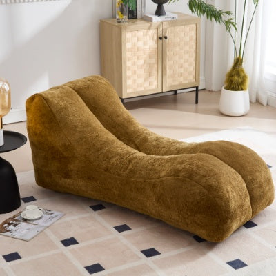 Kreatiewe Boontjiesak-Sofa Stoel Vir Volwassenes Gevul Met Hoëgehalte Spons Wat Vol En Elasties Is, Wat By Die Kurwes Van Die Menslike Liggaam Aanpas En Sagte Ondersteuning Aan Die Liggaam In Alle Aspekte Bied.